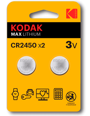 30417762 Kodak MAX Lithium 2450 (blister 2uds.)